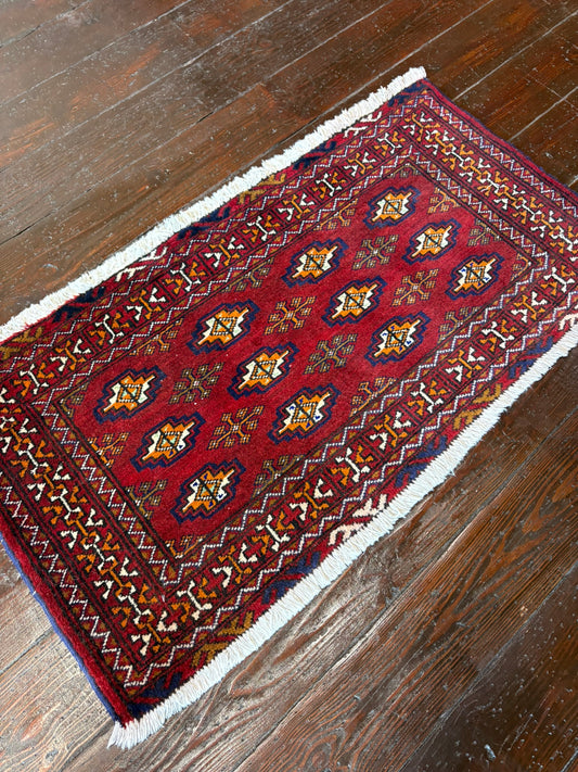 Persian Turkoman Rug 2x4
