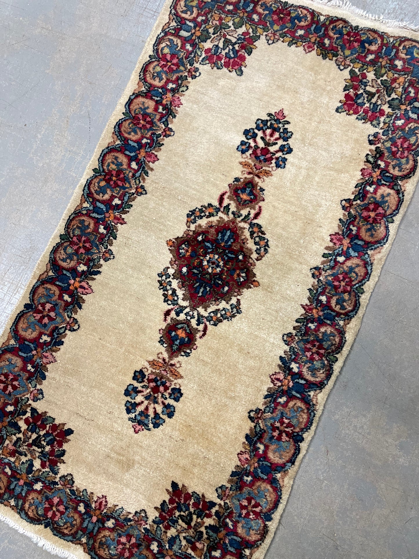 1920's Antique Persian Kerman 2x4