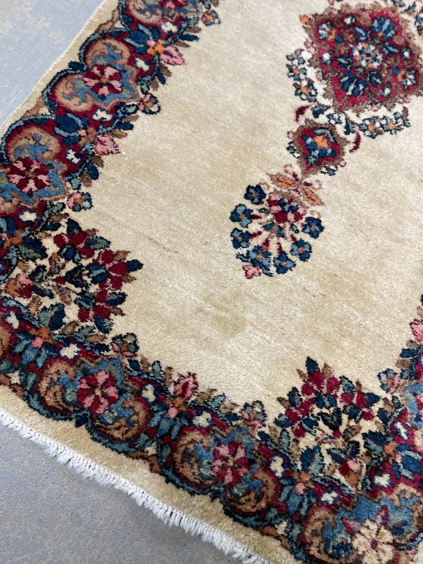 1920's Antique Persian Kerman 2x4