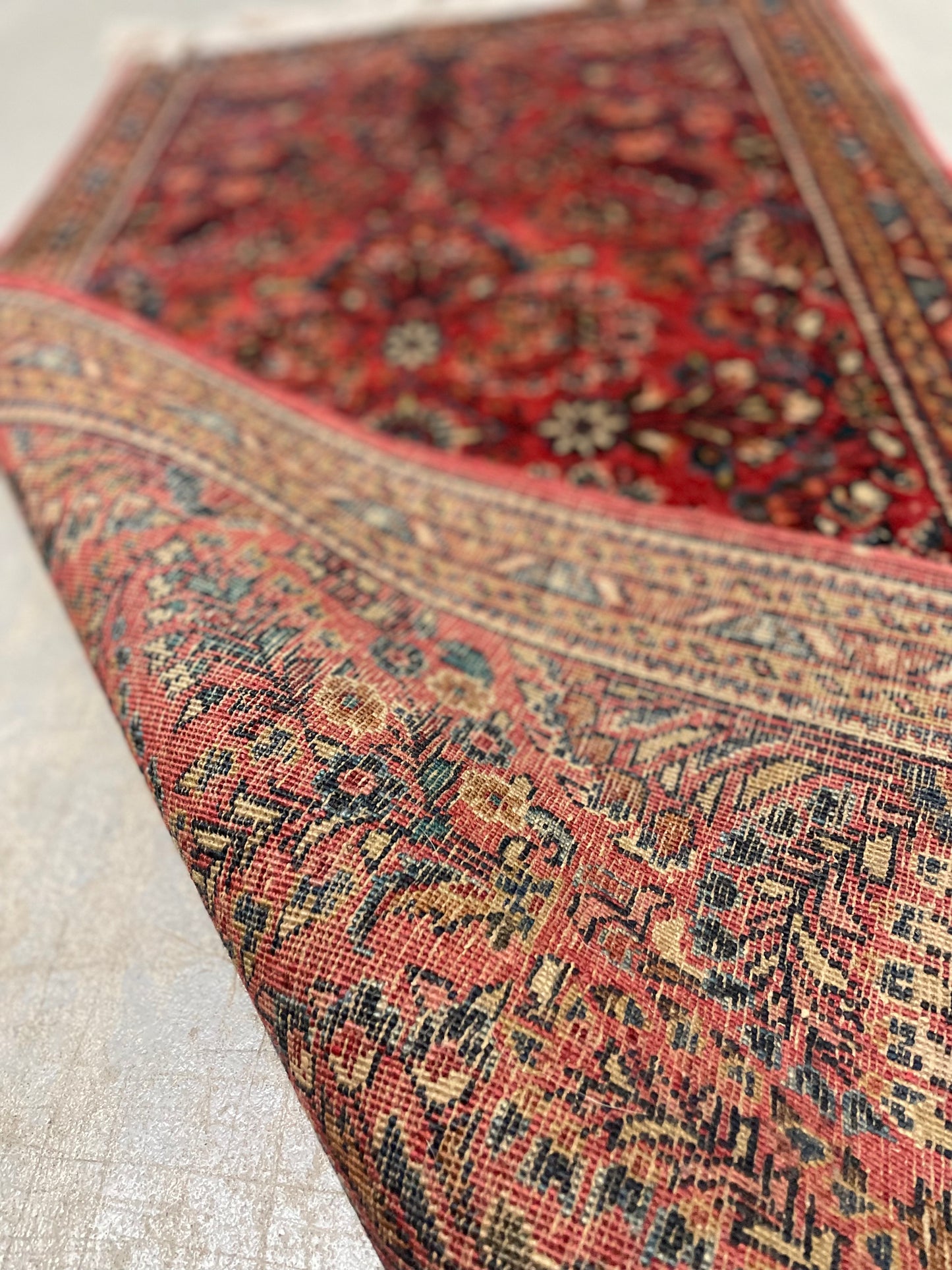 Persian Pink Sarouk 2x4