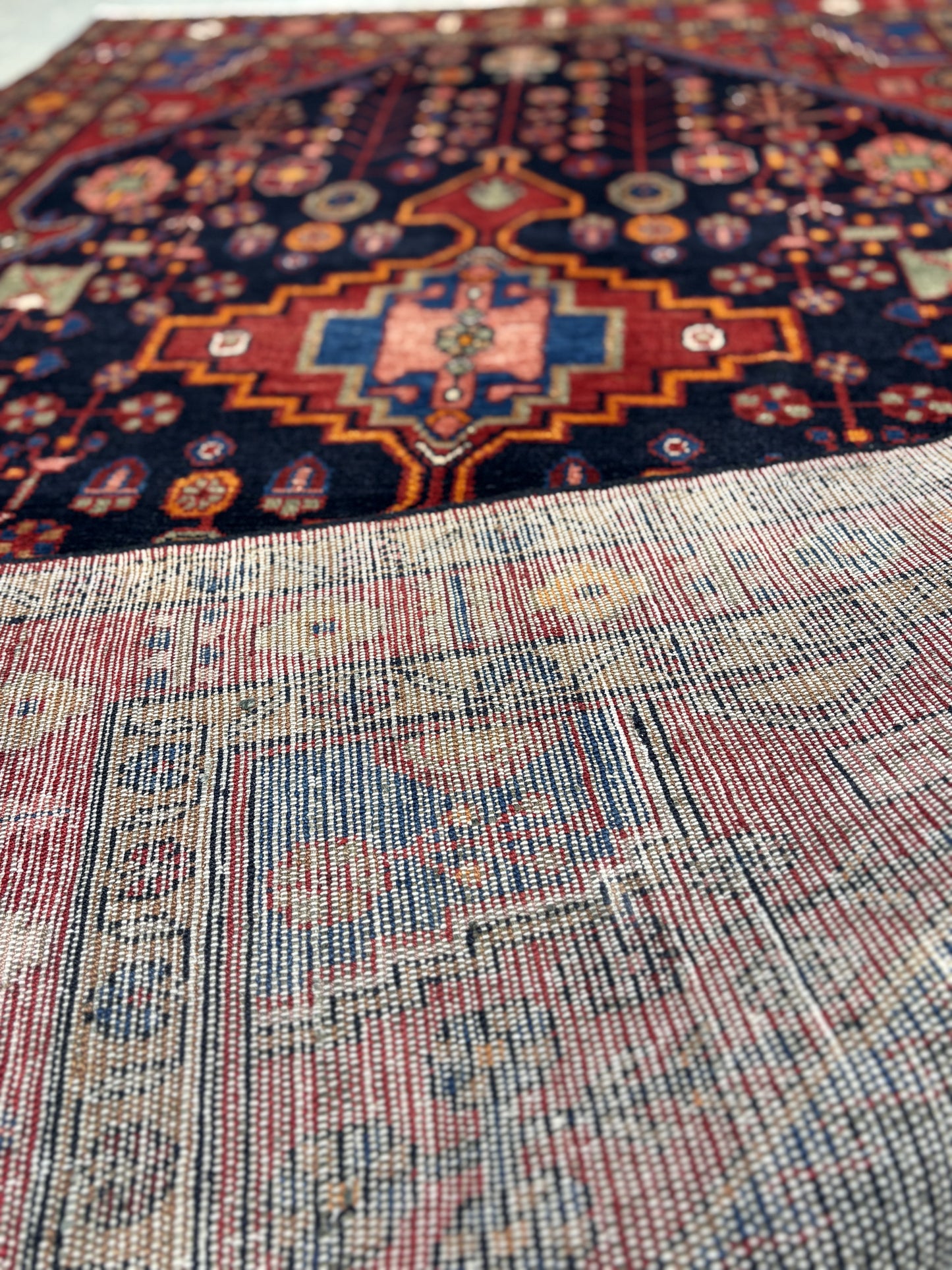 Navy Persian Hamadan 5x7