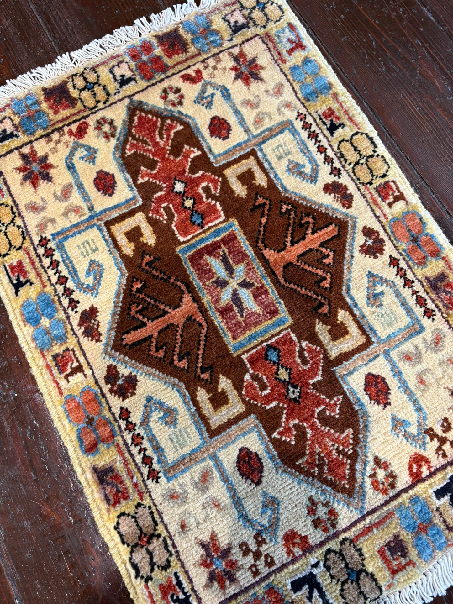 Persian Tabriz Rug 1'5" x 2'