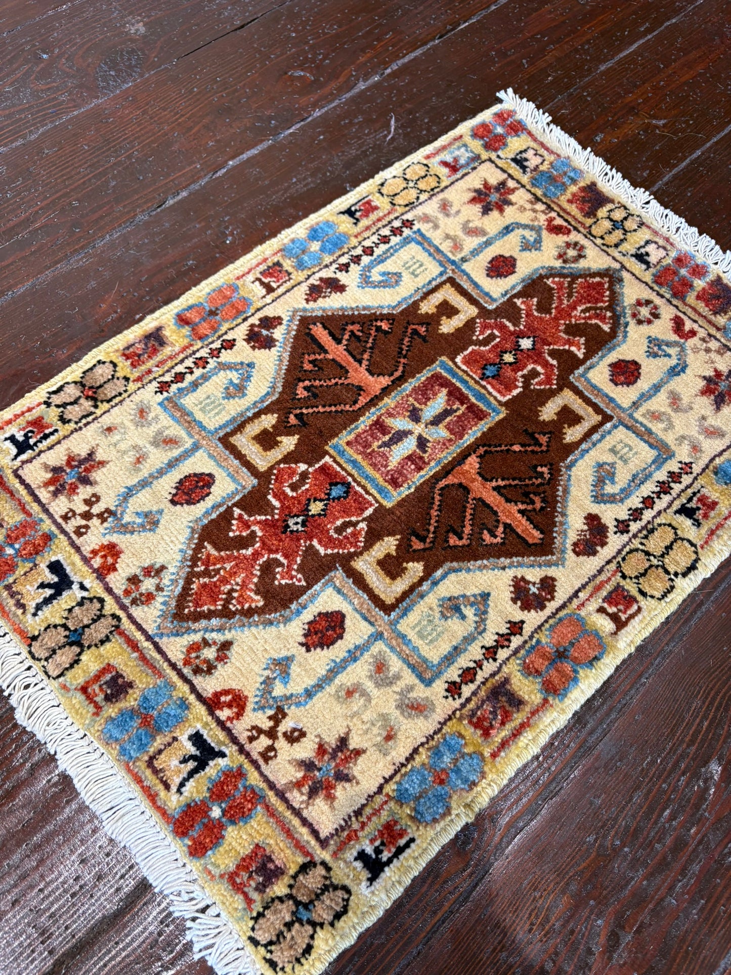 Persian Tabriz Rug 1'5" x 2'