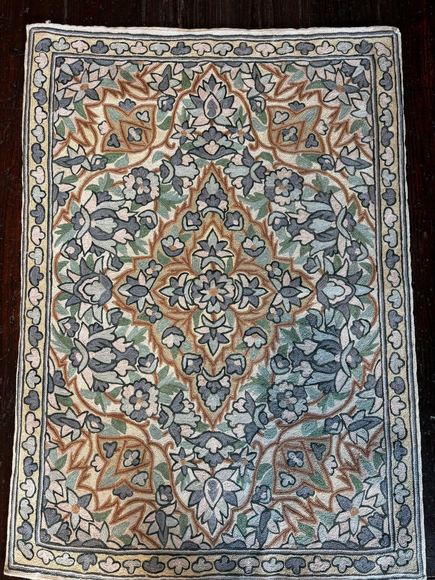 India Chainstitch Rug 2x3