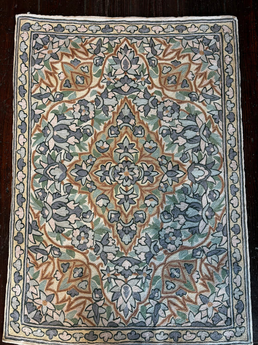 India Chainstitch Rug 2x3