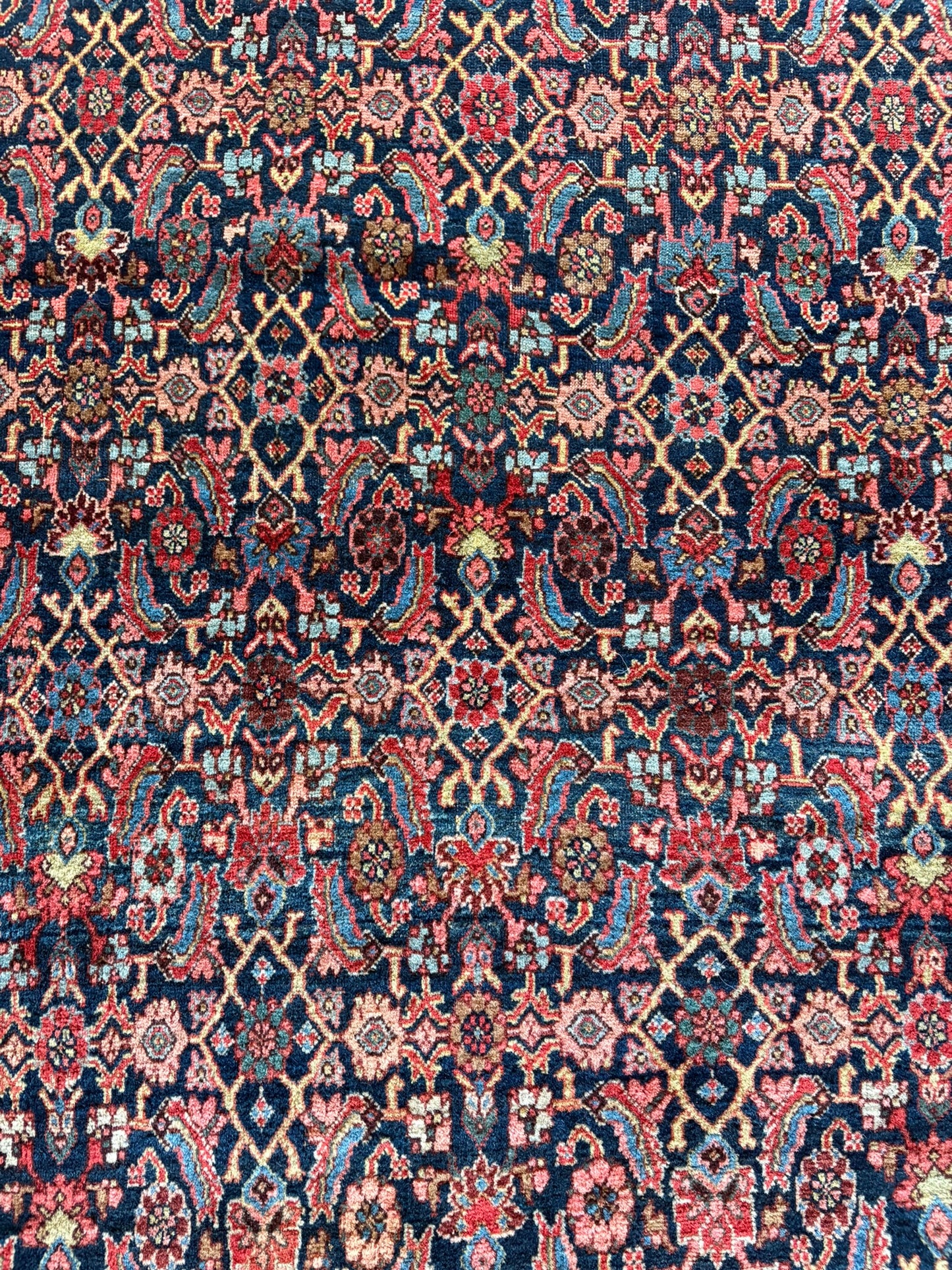 Antique 1900 Persian Bijar 4x5