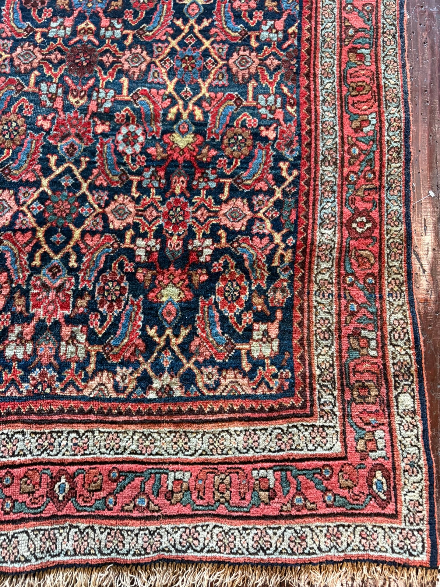 Antique 1900 Persian Bijar 4x5