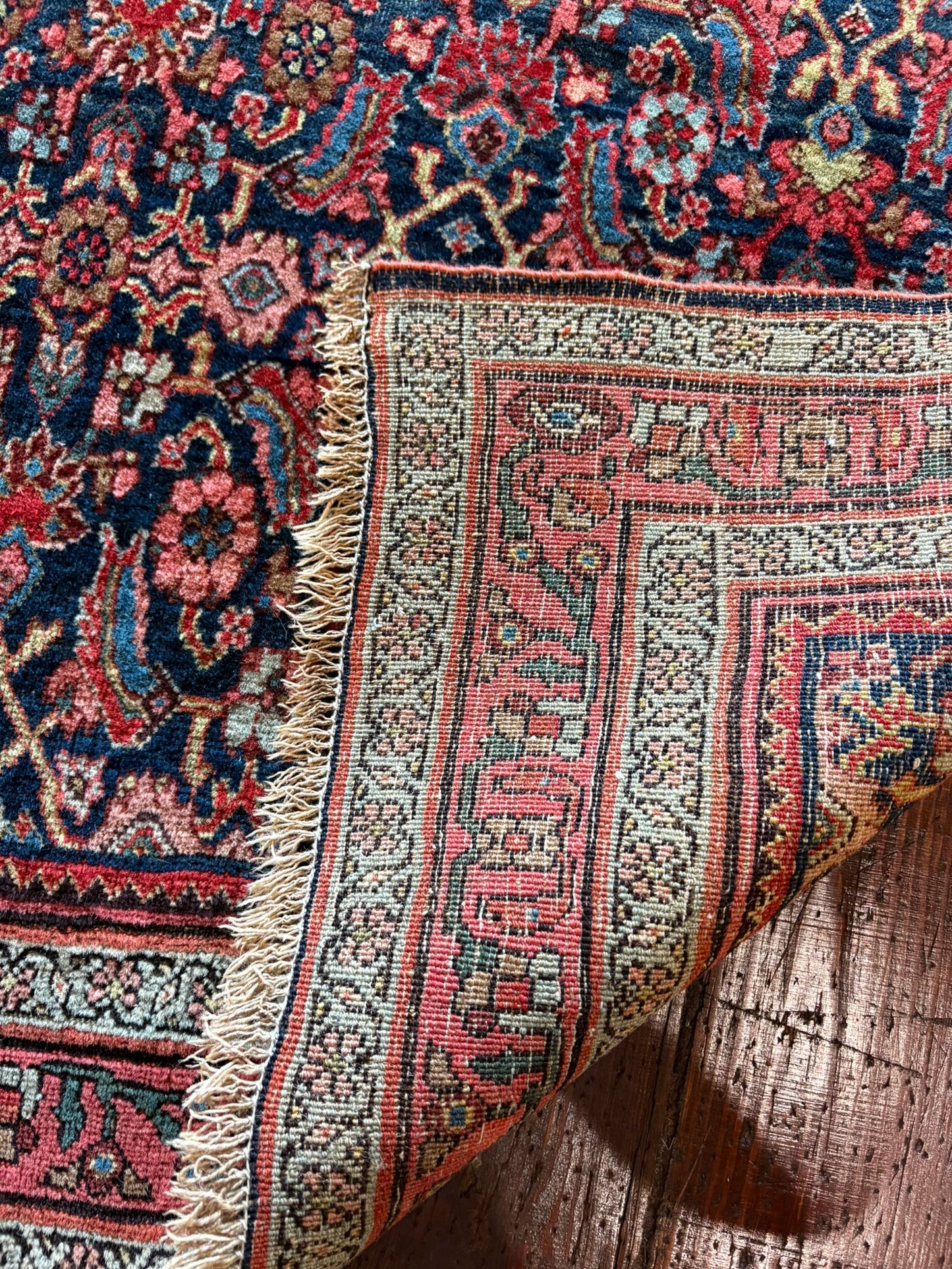 Antique 1900 Persian Bijar 4x5