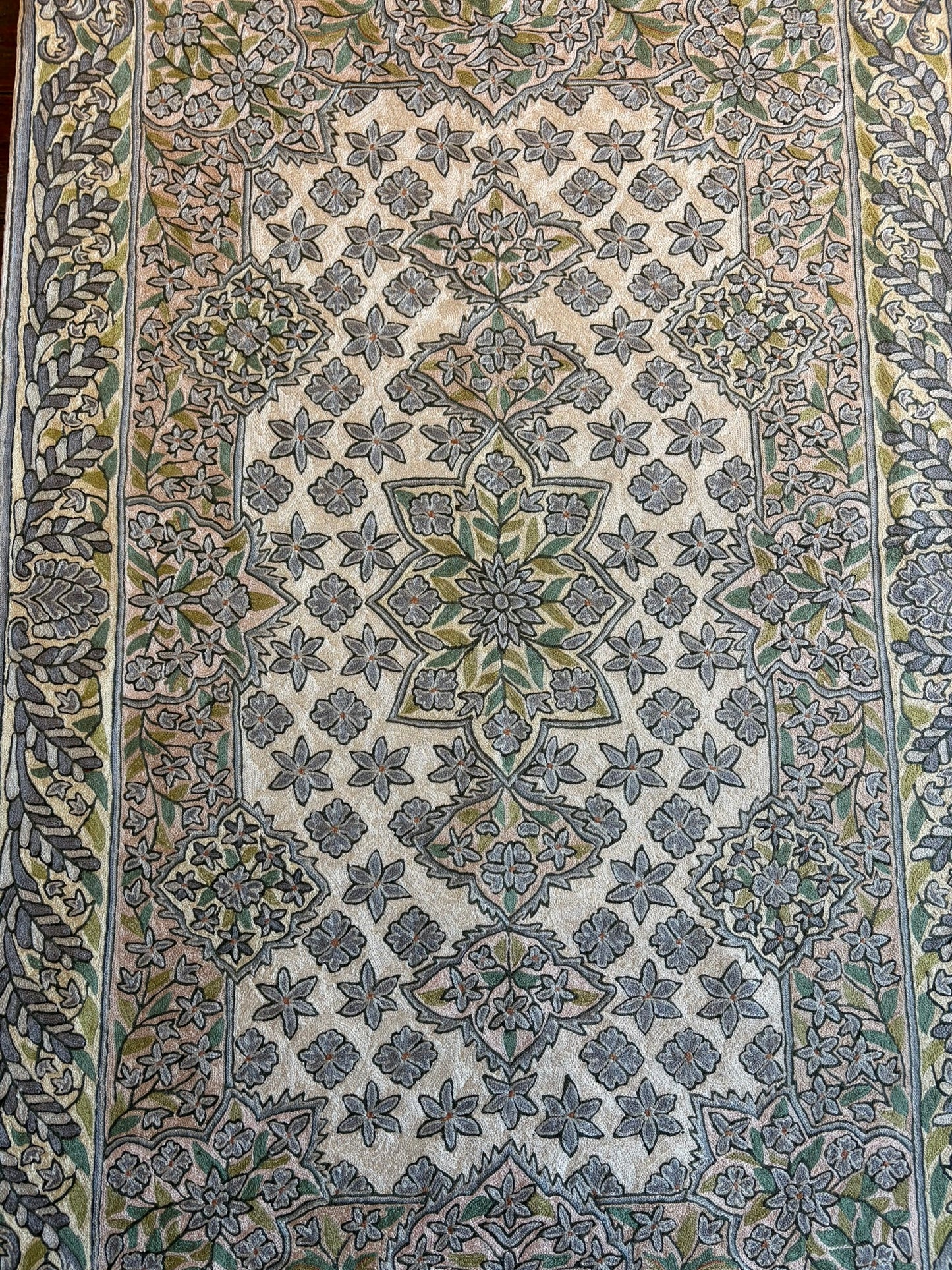 India Chainstitch Rug 3x5