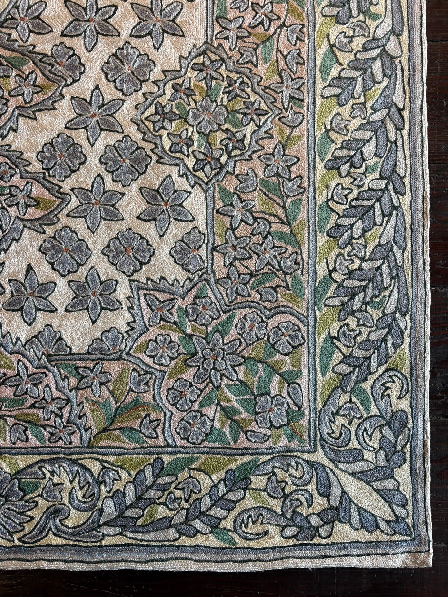 India Chainstitch Rug 3x5
