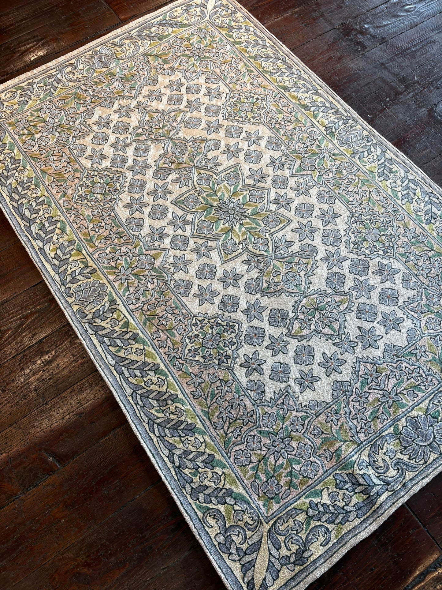 India Chainstitch Rug 3x5