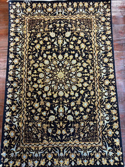 Persian Silk Qum Rug 3x5