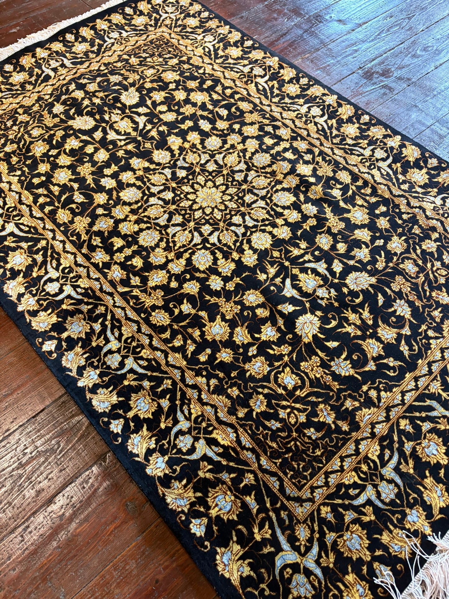 Persian Silk Qum Rug 3x5