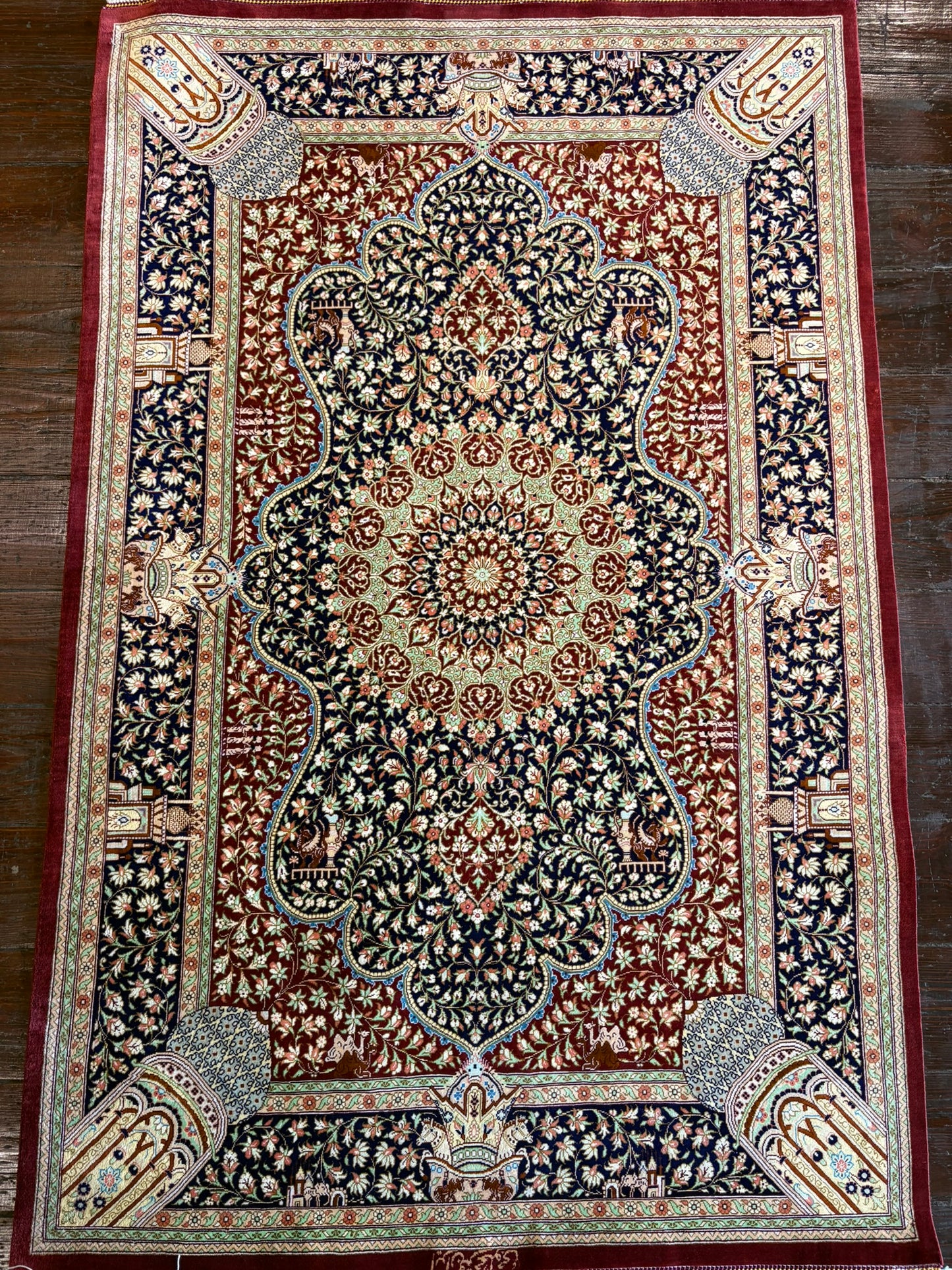 Persian Silk Qum Rug 3x5
