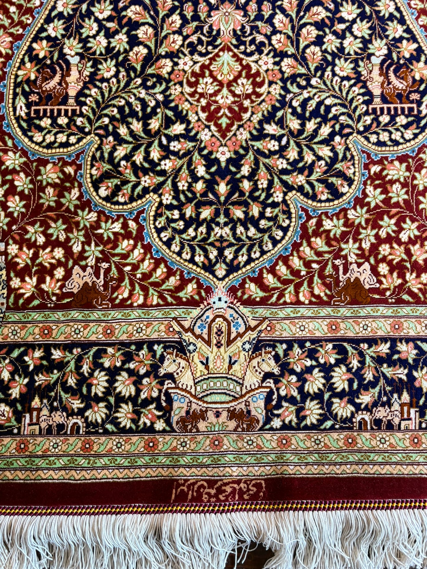 Persian Silk Qum Rug 3x5