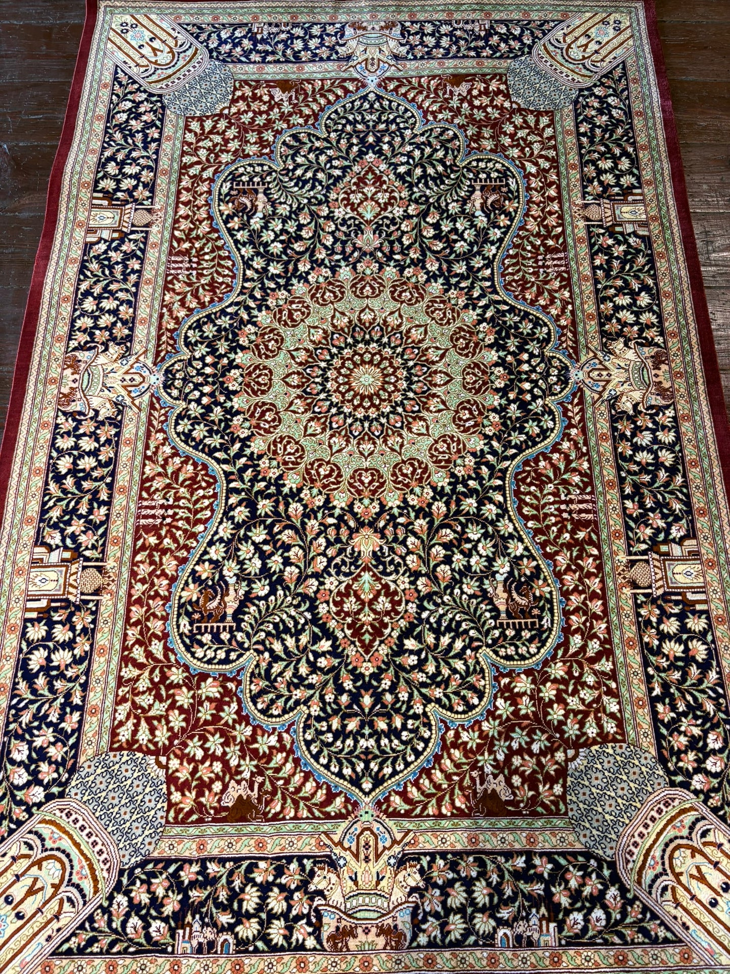 Persian Silk Qum Rug 3x5