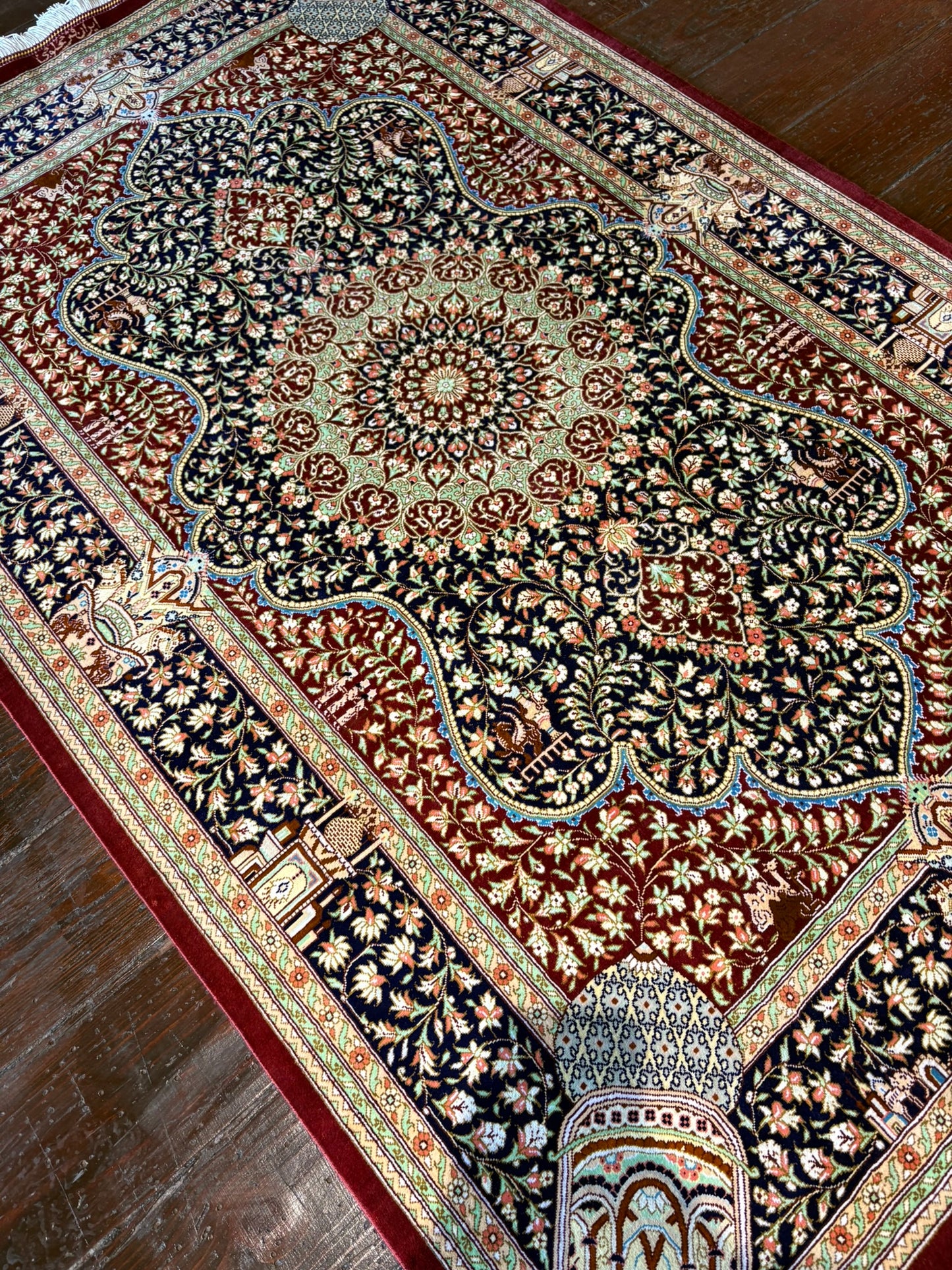 Persian Silk Qum Rug 3x5