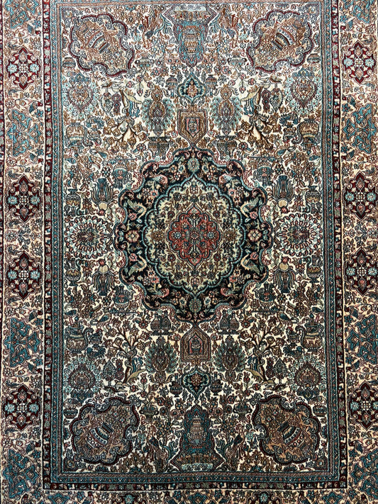 Fine Chinese Silk Rug 2x3