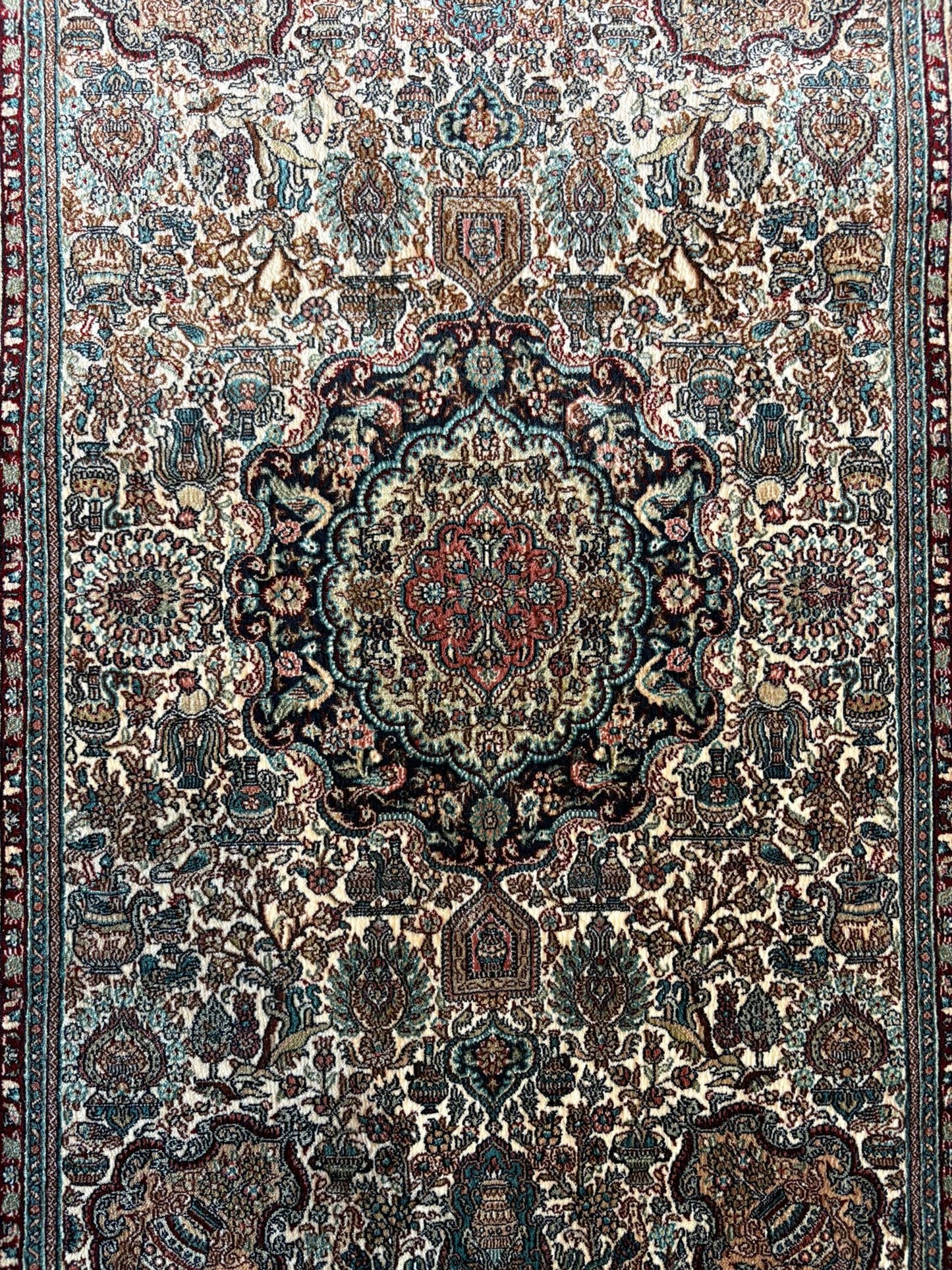 Fine Chinese Silk Rug 2x3