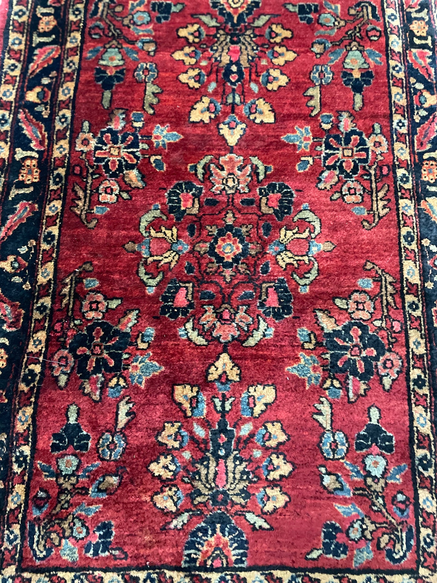 Persian Deep Red Sarouk 2x3